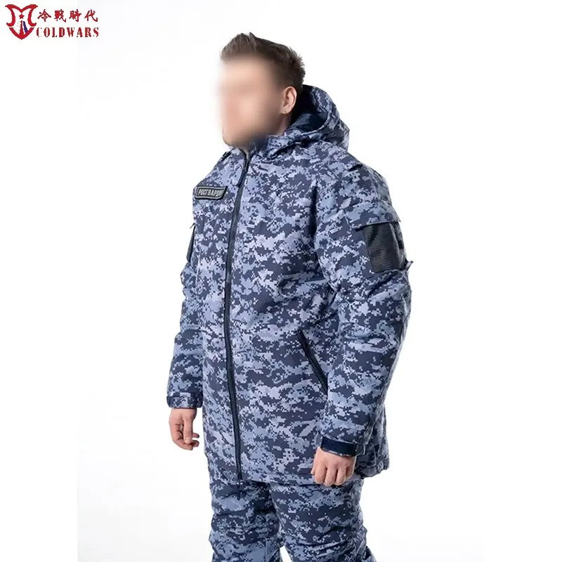 Russo Inverno Blue Dot chaqueta táctica de camuflaje para nieve