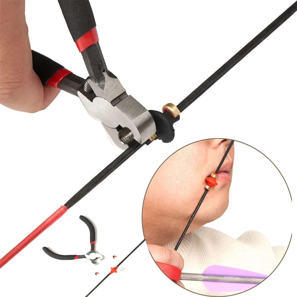 Alicates cobre para botones silicona: arco recurve y compuesto