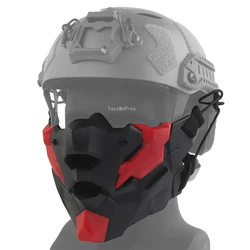 Máscara táctica paintball media cara para protección facial