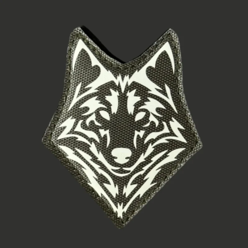 Wolf Tactics parche reflectante moral con velcro gancho y bucle - imagen 2
