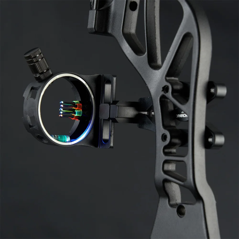 Toparchery Mira para arco compuesto metálica ajustable de puntería