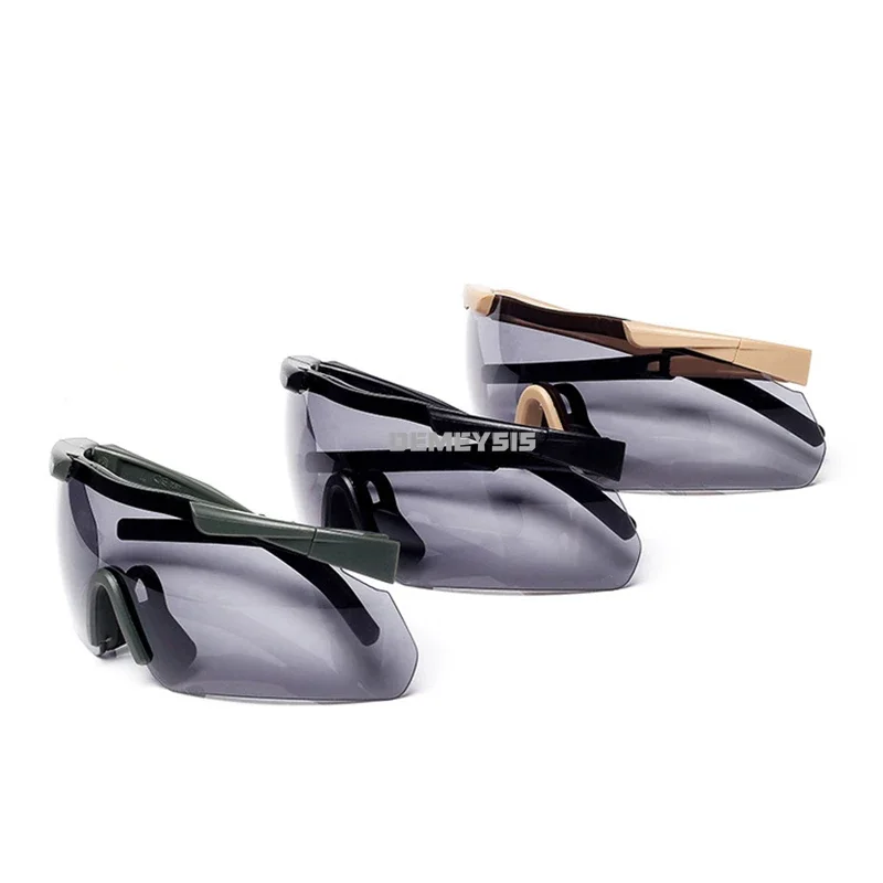 Gafas tácticas balísticas lentes intercambiables para senderismo y moto - imagen 2