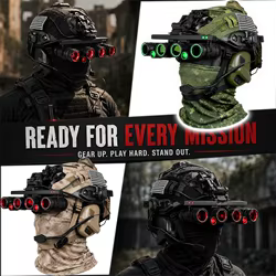 Casco Táctico FAST con Kit NVG, Luz Señalización y Auriculares
