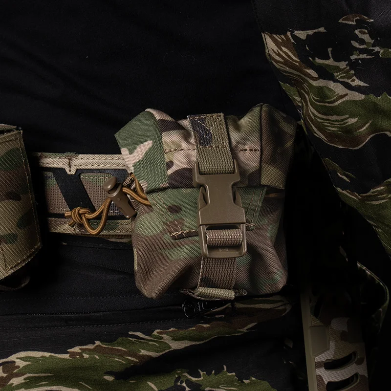 Bolsa táctica para granadas multiusos con cinturón MOLLE exterior