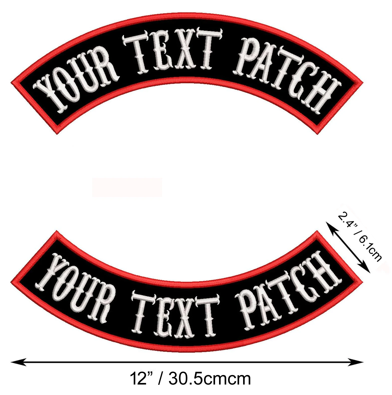 Parche bordado jinete basculante personalizado para chaleco moto - imagen 4