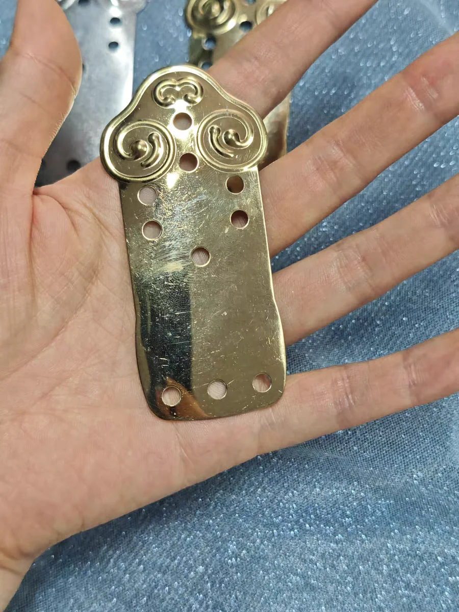 Placa de acero inoxidable 8x3,2 cm para armaduras y accesorios - imagen 2