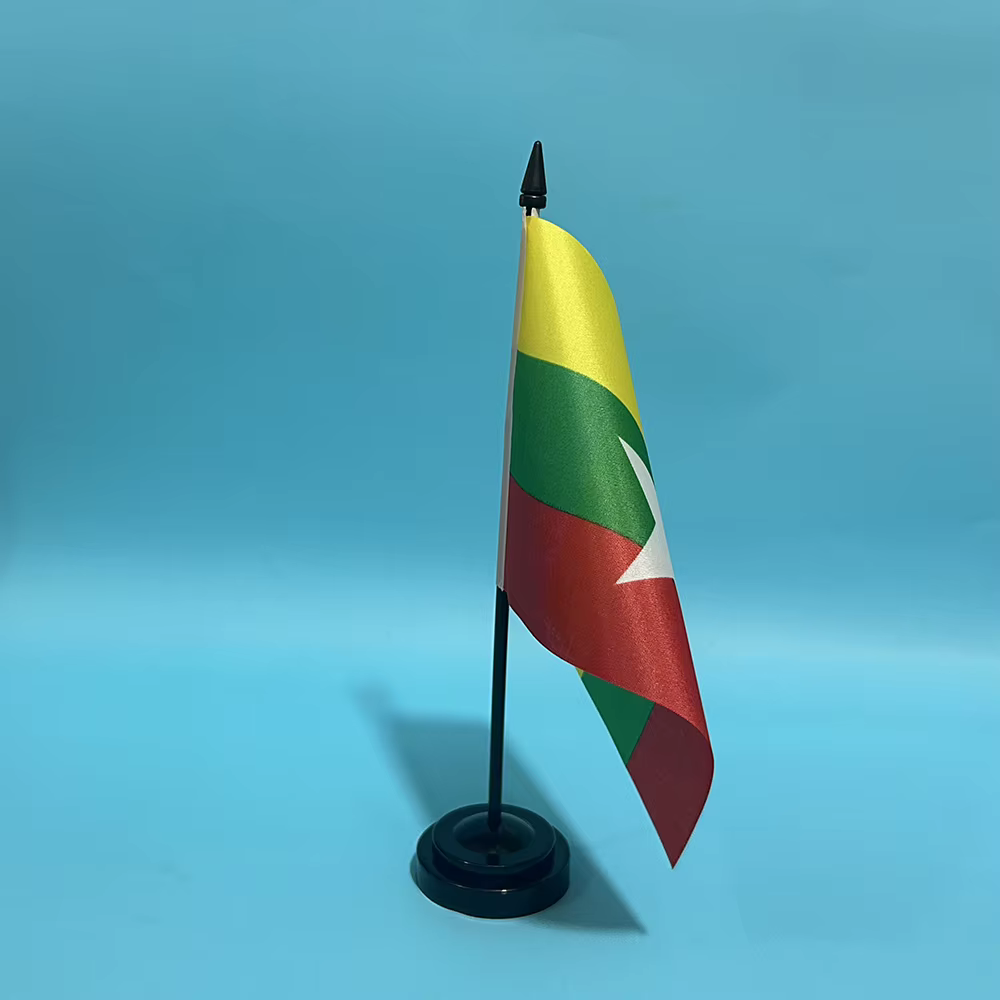 Bandera de Myanmar (Birmania) de poliéster – pabellón nacional - imagen 4