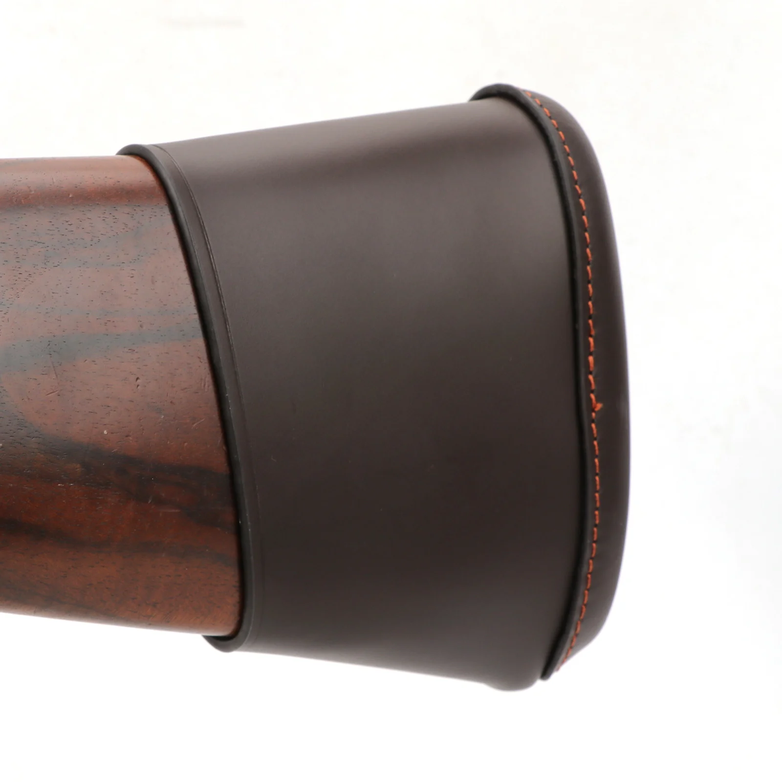 Tourbon funda antirretroceso deslizable de cuero para culata rifle