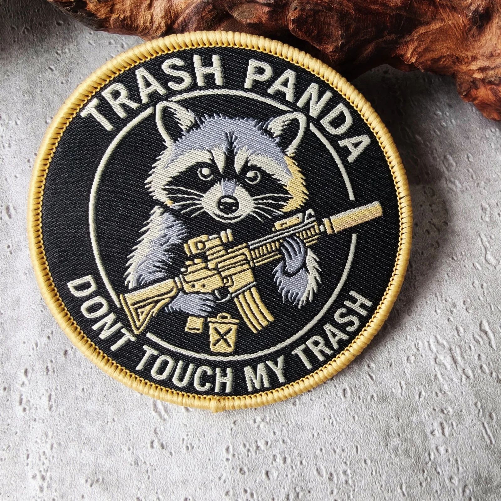 Parche táctico bordado guantelete Rascón – Insignia morale con gancho bucle - imagen 5