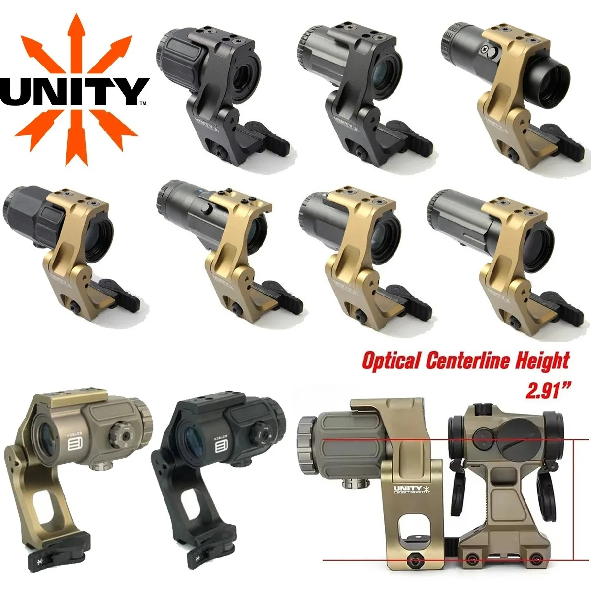 UNITY Tactical FTC OMNI Mount montura óptica elevadora EOTech Vortex