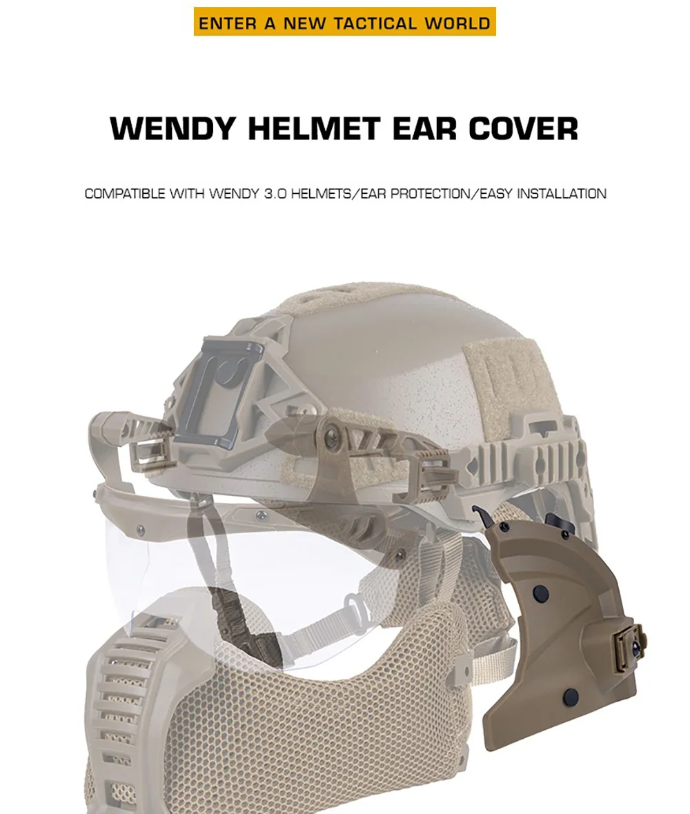 Cubierta para orejas de casco Wendy