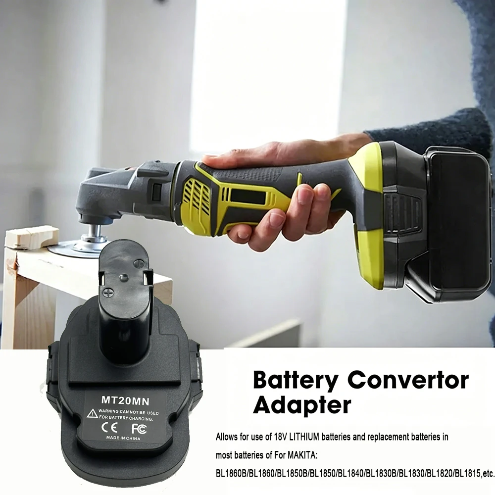 Adaptador batería iones de litio Makita para herramienta, repuesto - imagen 4