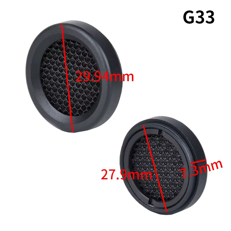 Réplica Airsoft G33 M2 con mira punto rojo y killflash instalada
