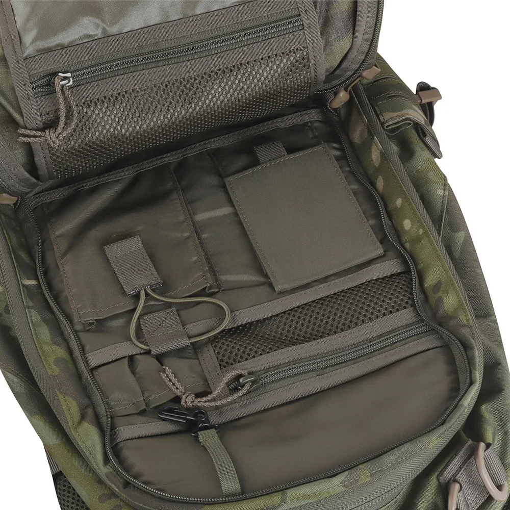 Mochila táctica MOLLE con compartimento interior para senderismo - imagen 5