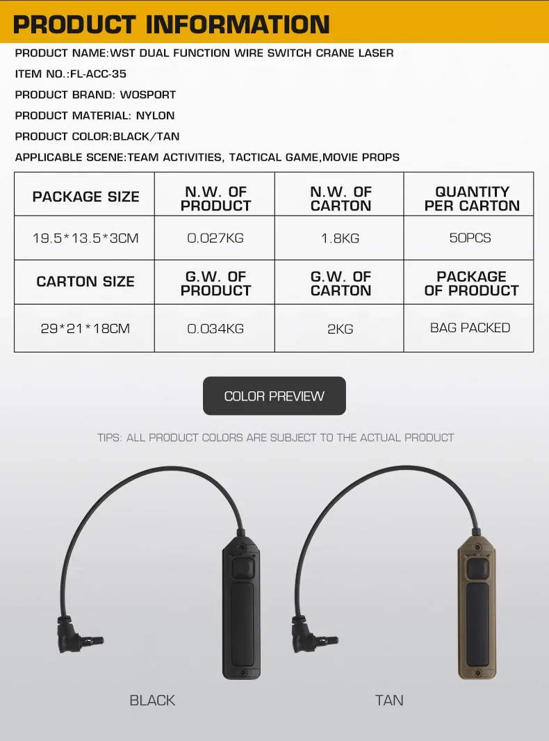 Detalle del interruptor y cableado