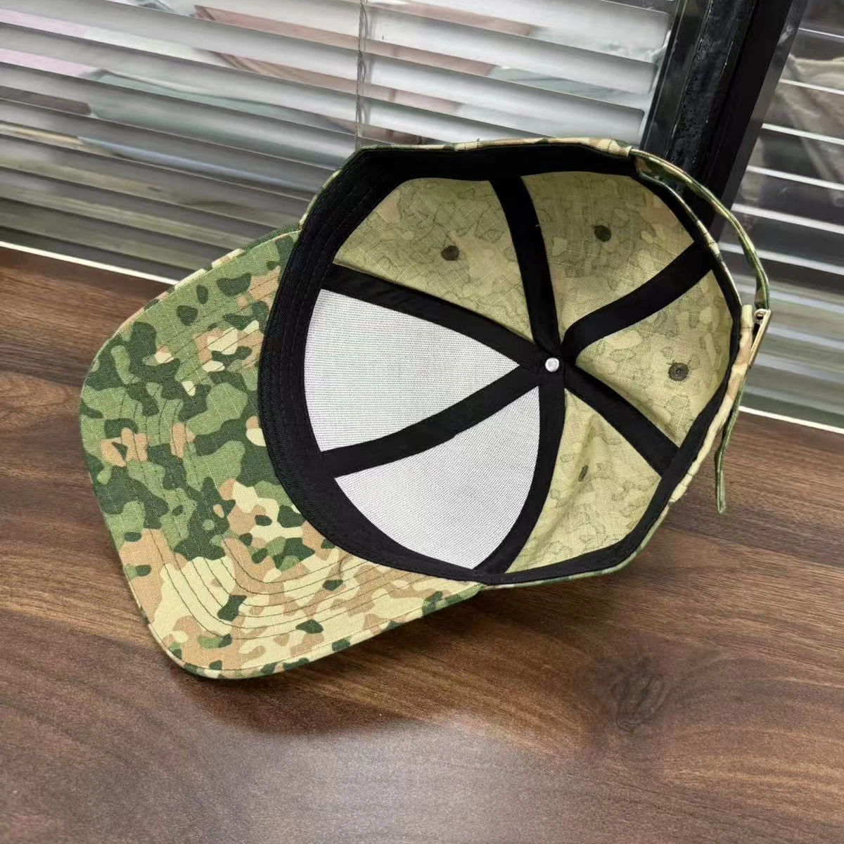 Gorra táctica camuflaje Flecktarn multitono verde para exteriores - imagen 4
