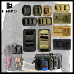 Bolsa táctica EDC modular elástica para chaleco colgante organizador