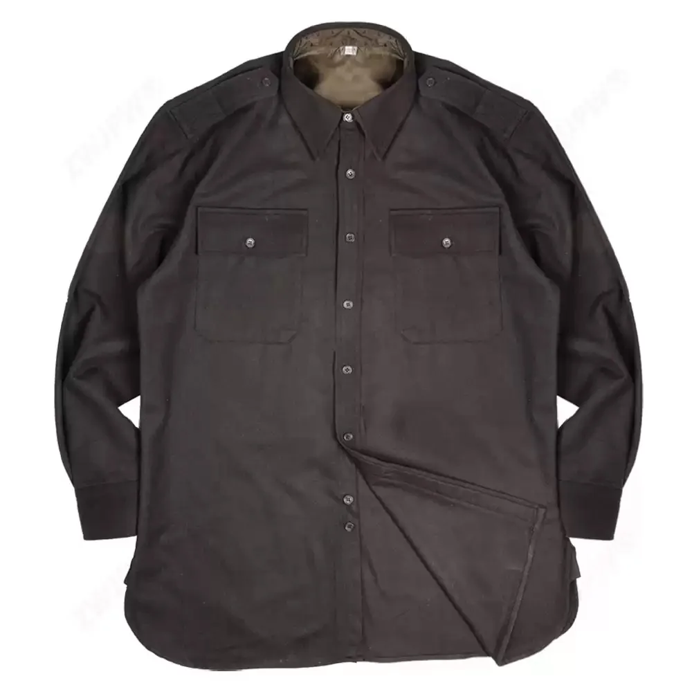 Camisa militar hombre gris negro MM2 – Cortavientos táctico outdoor - imagen 3