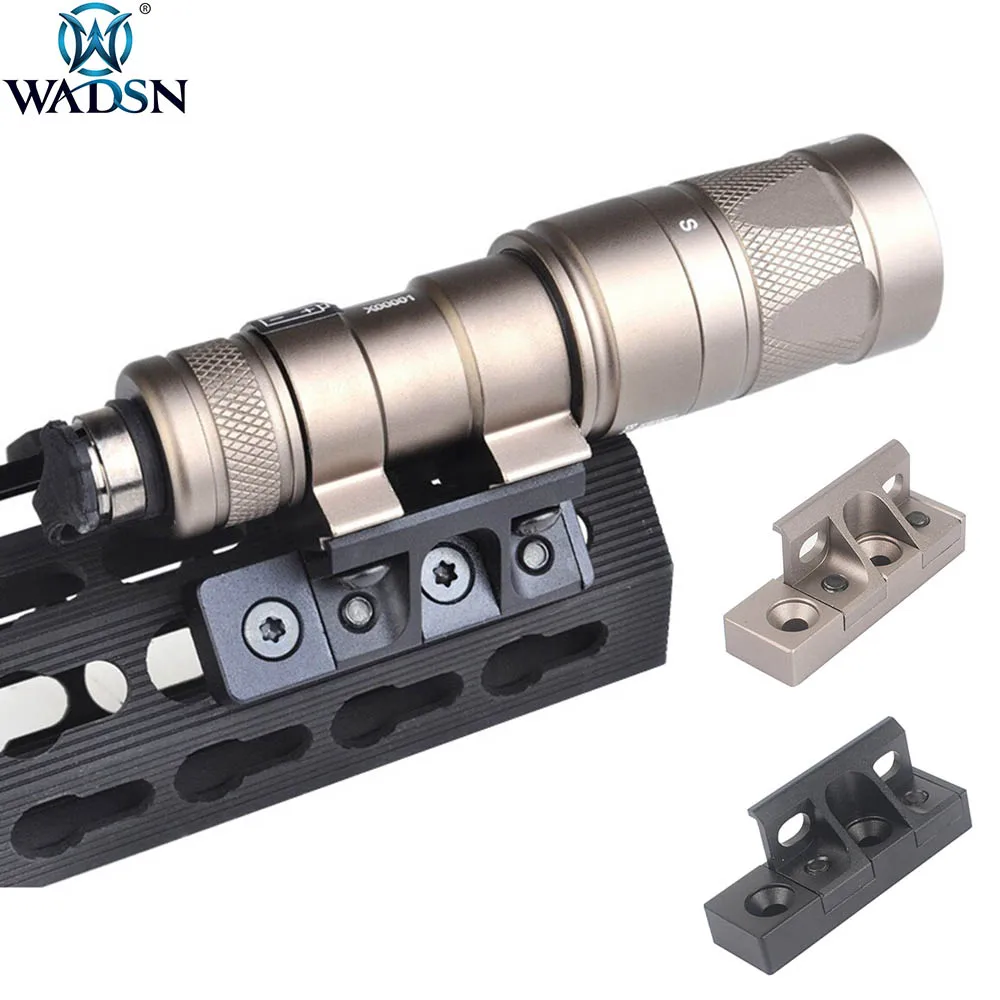 WADSN soporte linterna táctica M-LOK/KeyMod para riel Picatinny M600 - imagen 2