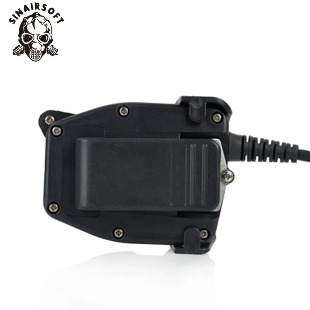 Adaptador PTT táctico para radio Motorola Kenwood