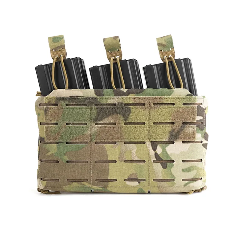 Chaleco táctico MOLLE cortado a láser infantil ligero para airsoft - imagen 3