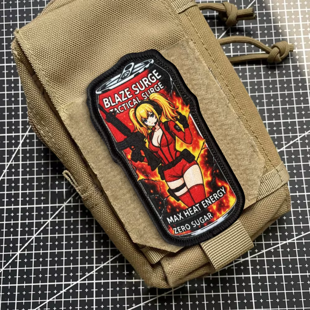 HK416 parche táctico gancho-bucle motivo anime – energía