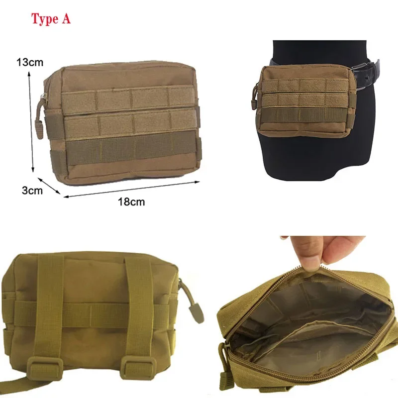 Riñonera MOLLE táctica multifunción – Bolsa EDC con compartimento botiquín - imagen 5