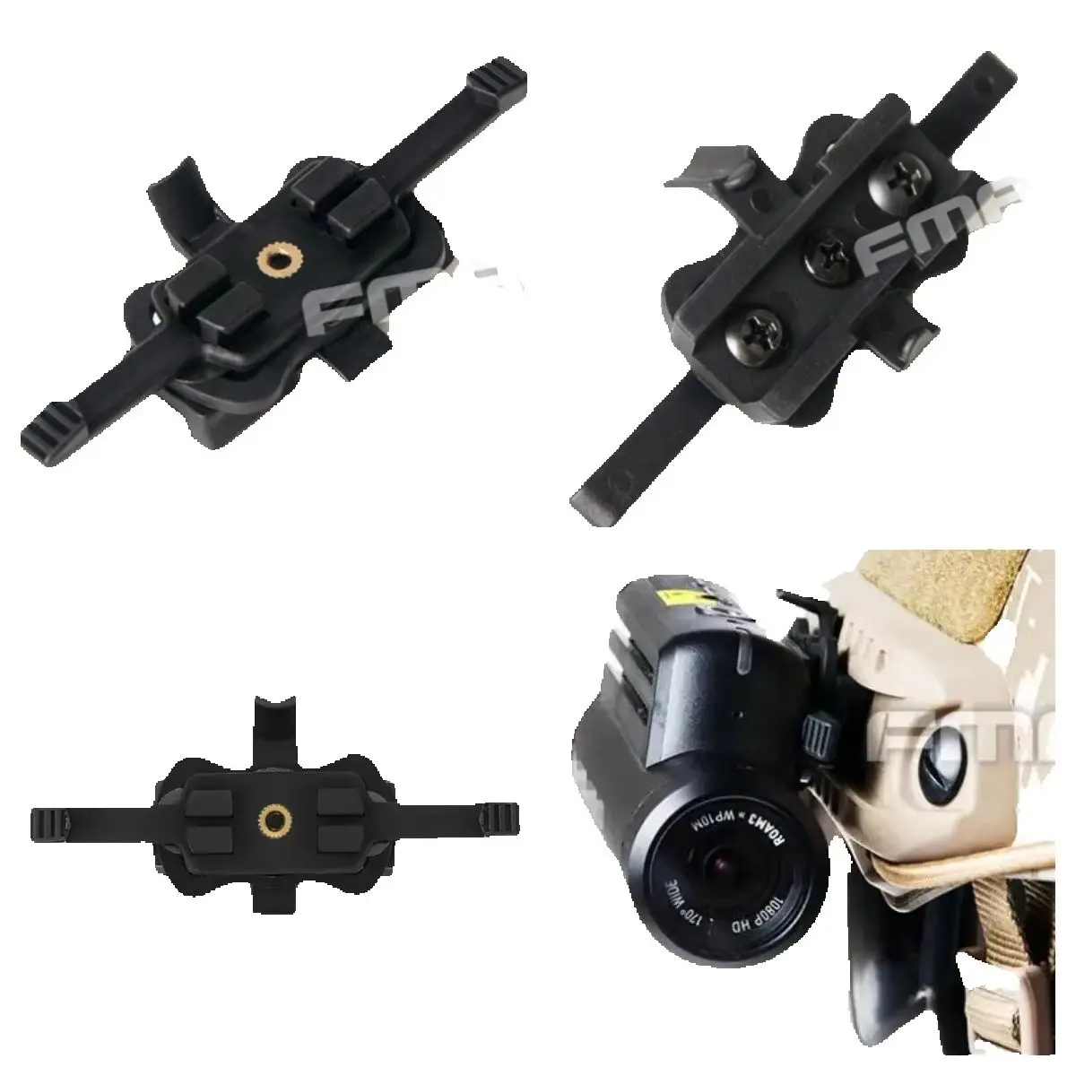 Adaptador de montaje para casco táctico con cámara deportiva - imagen 2