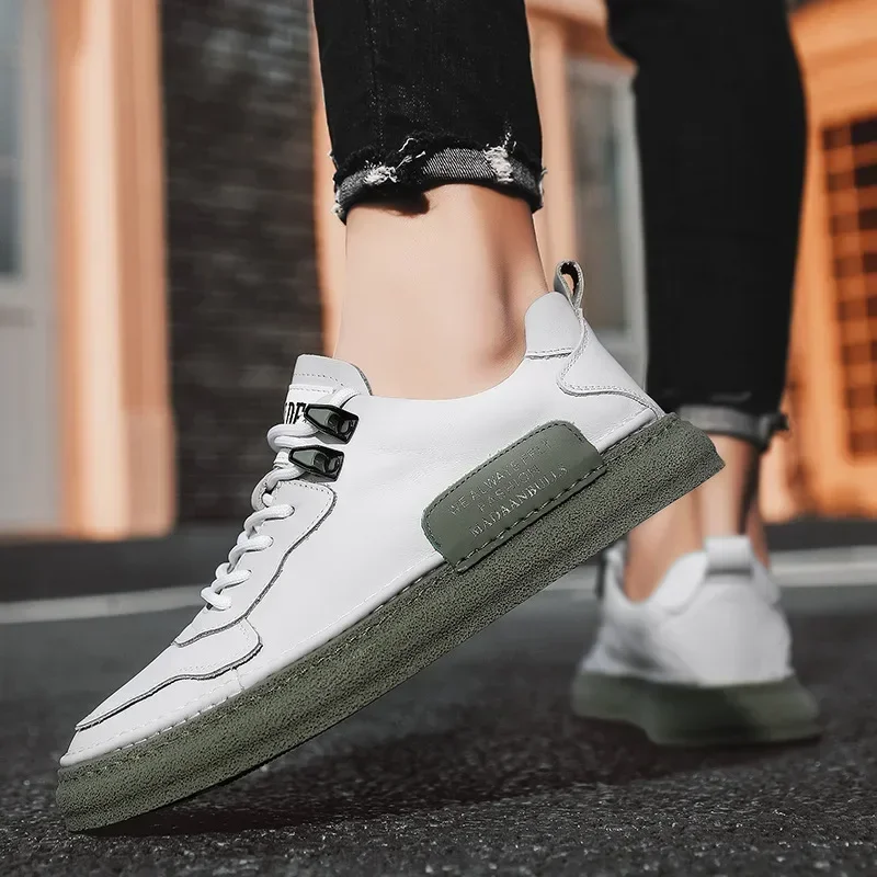 Zapatillas de deporte vulcanizadas transpirables hombre con cordones - imagen 4
