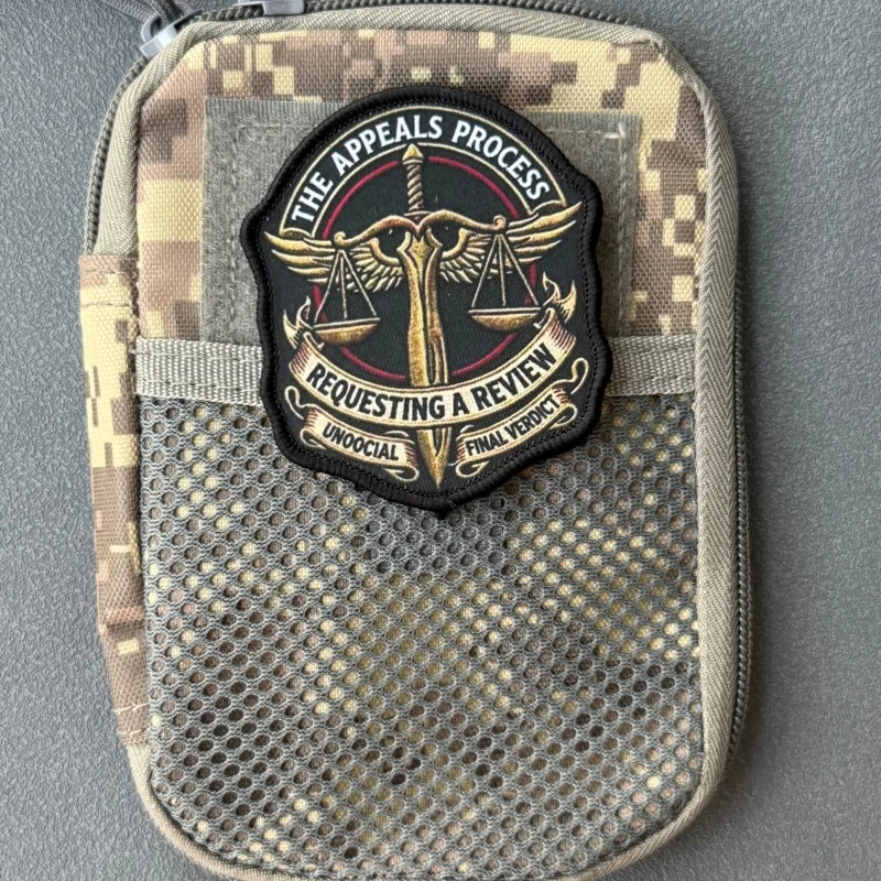 Parche táctico morale impreso con velcro para mochilas y ropa - imagen 3