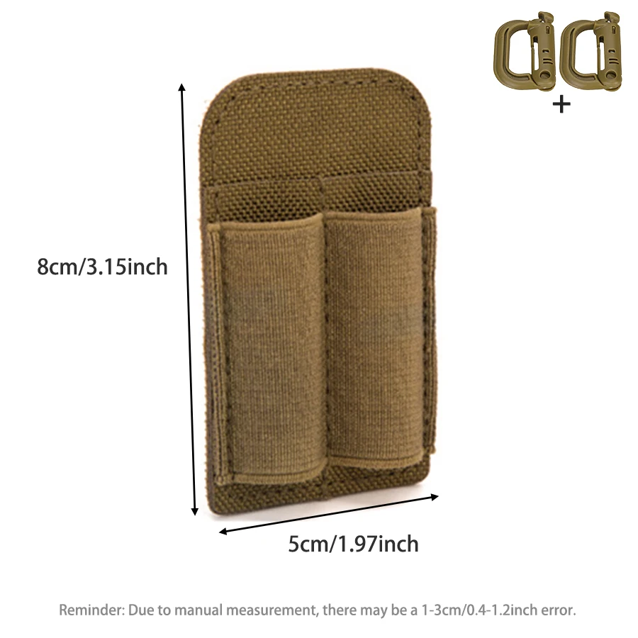 Funda táctica portaherramientas de nailon 1000D con elástico
