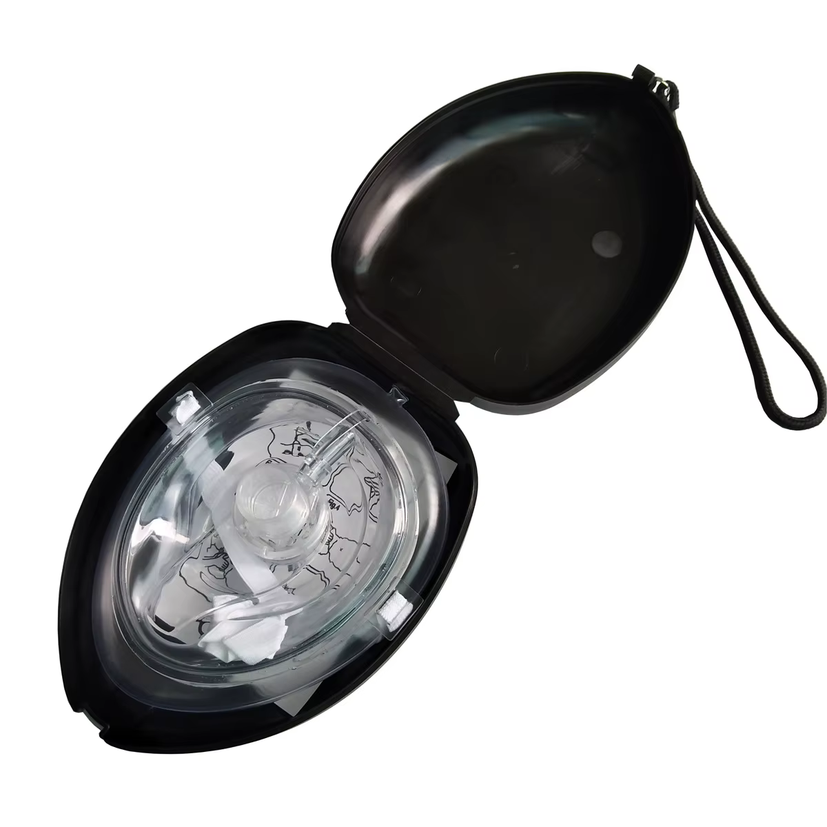 Máscara de rescate RCP con estuche protector facial para adultos y niños - imagen 4
