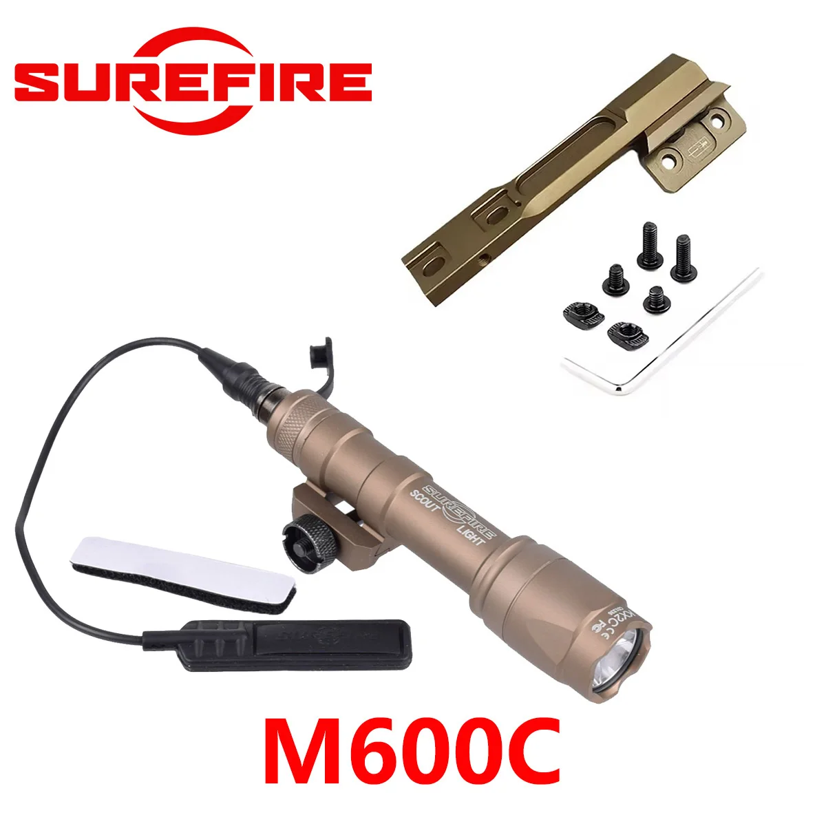 Surefire Linterna táctica M600C con montaje offset M-LOK/KeyMod - imagen 5