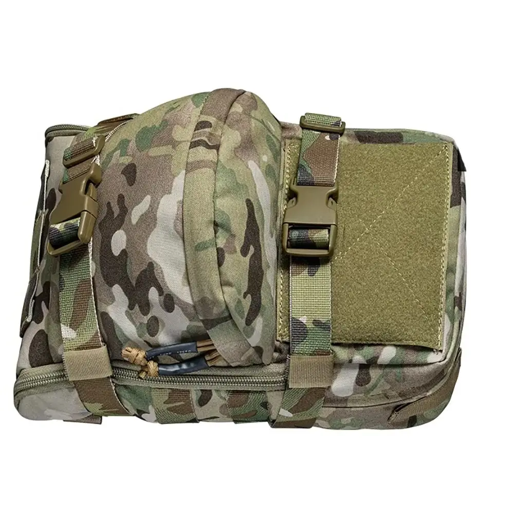 Chaleco táctico MOLLE JPC con bolsa de hidratación para caza