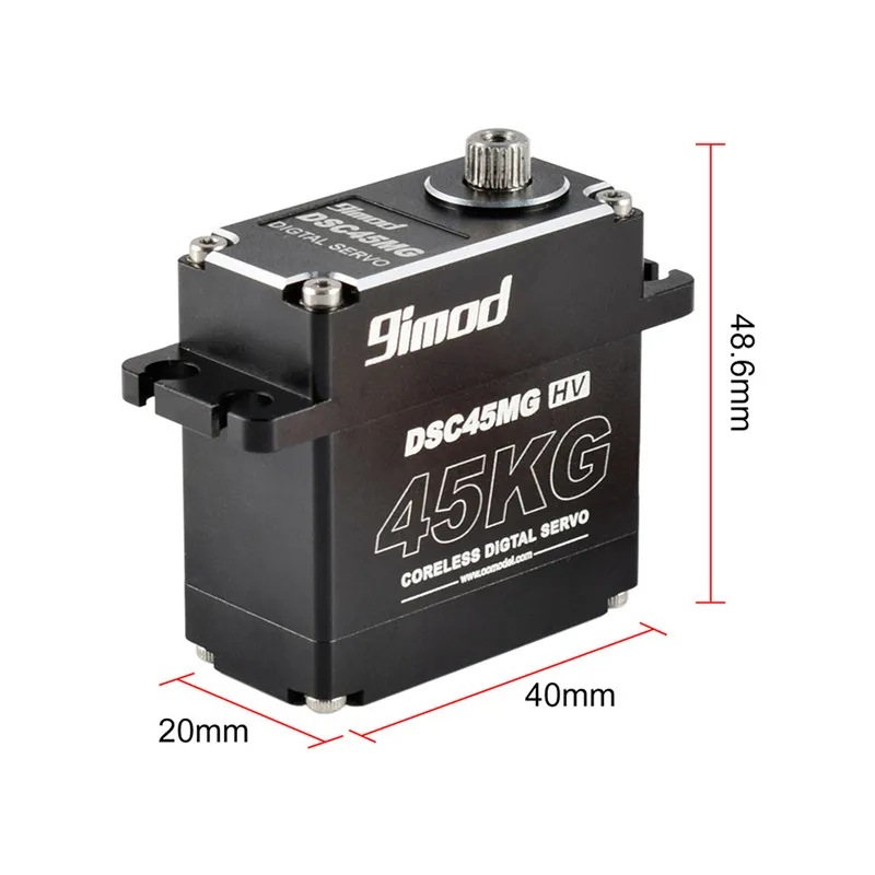 9imod DSC45MG servo digital impermeable engranajes metálicos - imagen 5