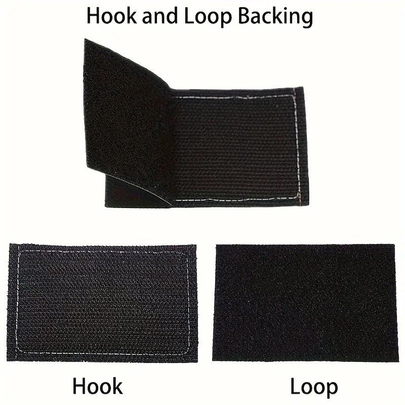 Parche táctico militar de velcro con gancho y bucle para MOLLE