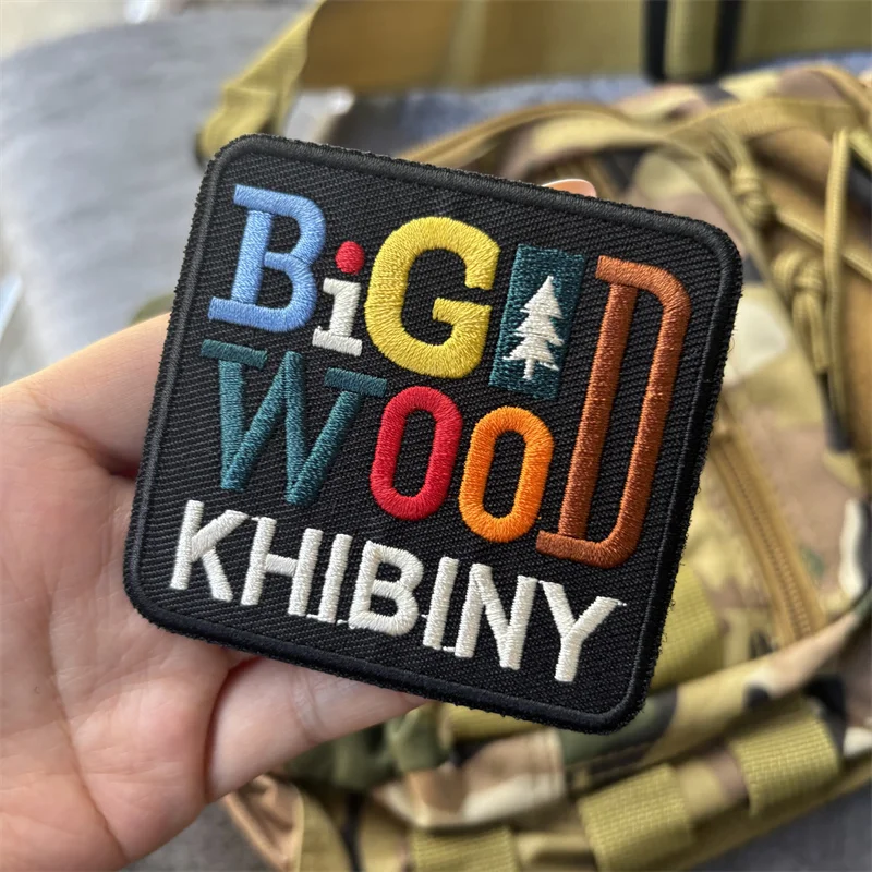 Parche táctico bordado BigWood con velcro, moral para ropa y mochila - imagen 2