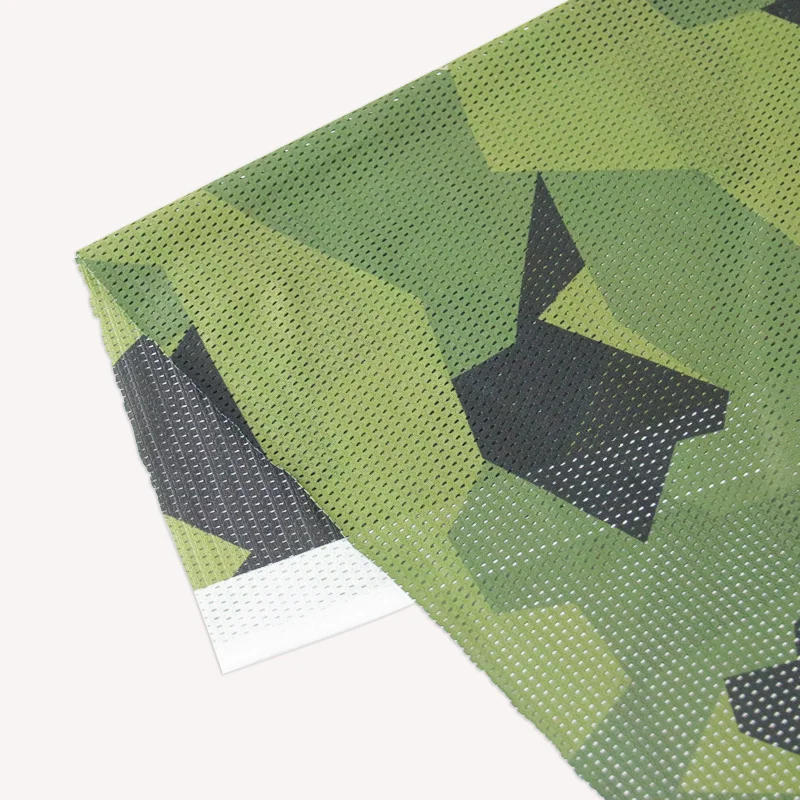 Tela de malla camuflaje táctico M90 para estampado