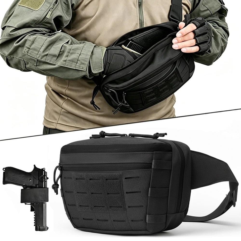 Funda táctica para pistola oculta EDC con liberación rápida - imagen 2