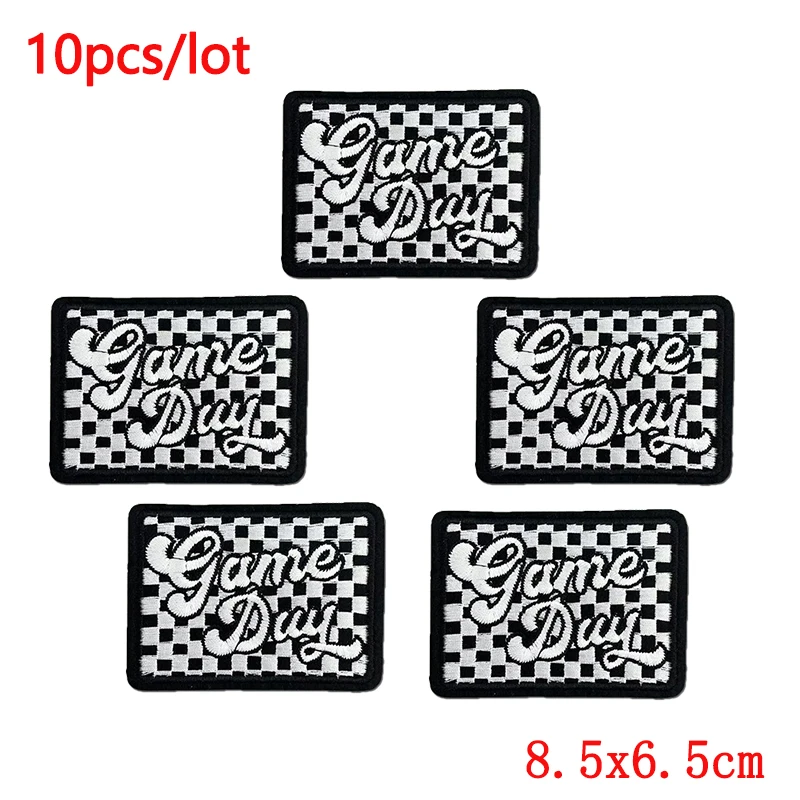 Parches letras bordados termoadhesivos para planchar en ropa y mochilas - imagen 2