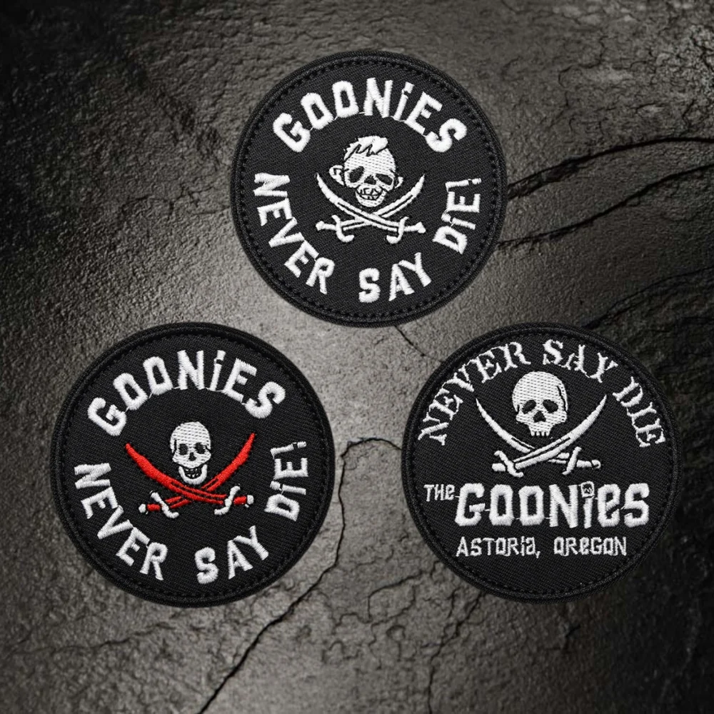 Goonies - parche bordado calavera insignia tactica para mochila
