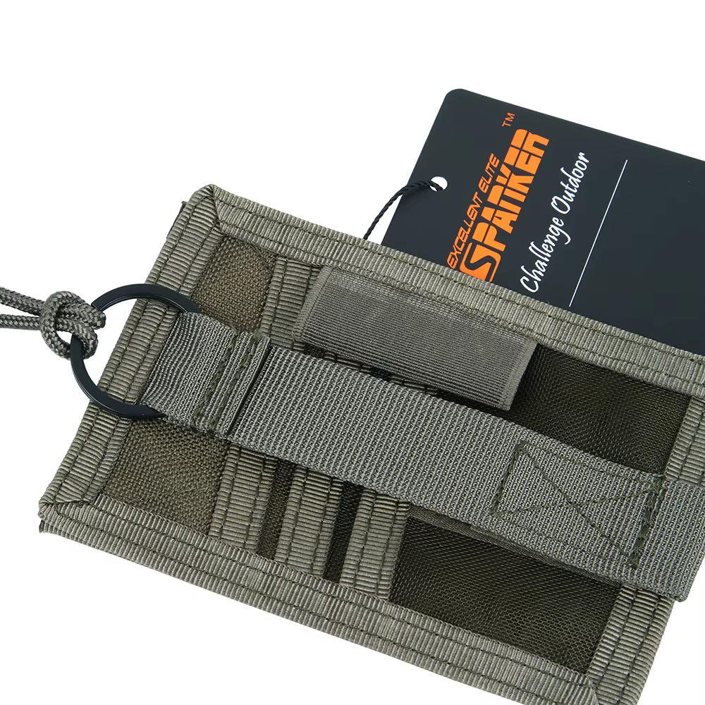 Porta identificaciones táctico con cordón – Organizador tarjetas crédito - imagen 5