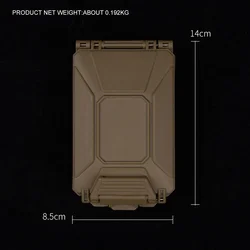 Porta-batería MOLLE táctico – Compatible 18650/CR123A/AAA