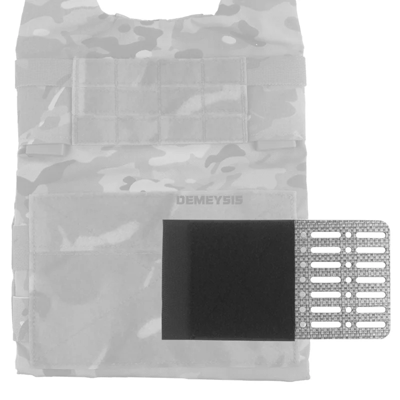 Extensor chaleco táctico con panel lateral MOLLE y velcro