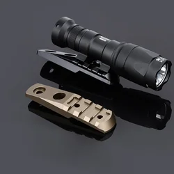 CS Jachtuitrusting soporte linterna táctica base metálica Keymod/M-LOK