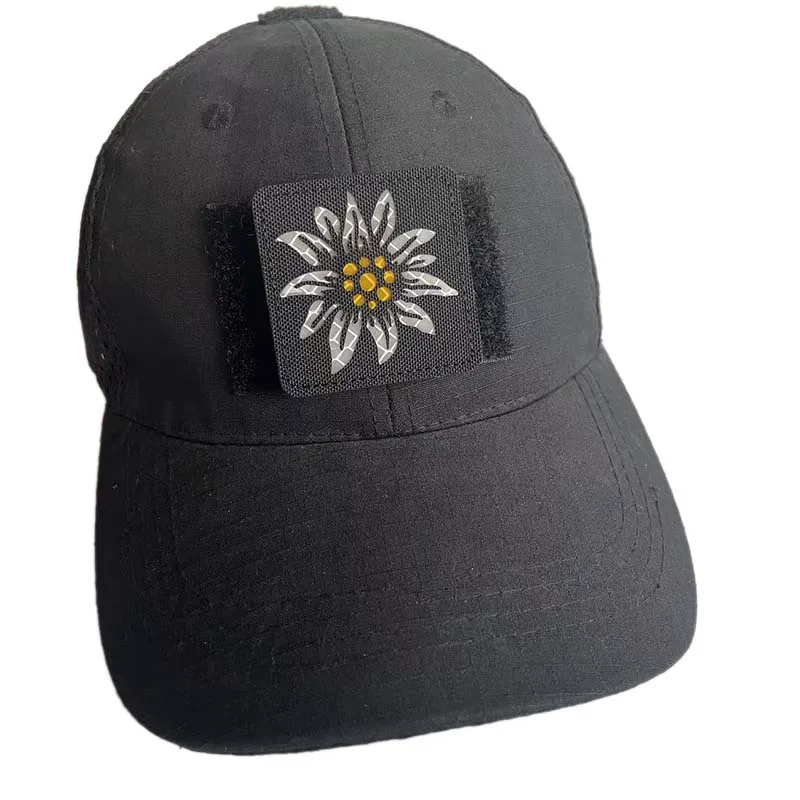 Insignias bordadas con diseño Edelweiss y emblemas de ejército