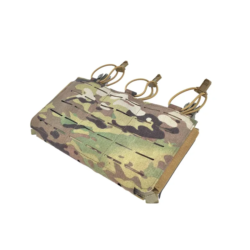 Bolsa porta-cargadores táctica MOLLE Multicam Airsoft corte láser - imagen 4