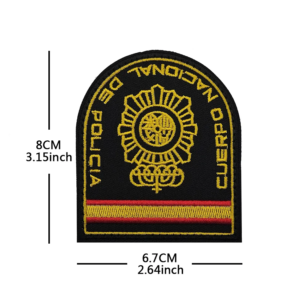Parche táctico con velcro de guerrero conmemorativo para mochila - imagen 3