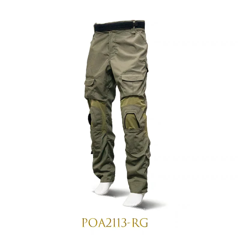 Pantalones de combate tácticos nylon y algodón Verde Ranger - imagen 2