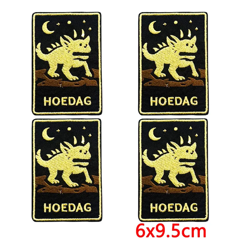 Parche termoadhesivo bordado Kodama para ropa y mochilas - imagen 3